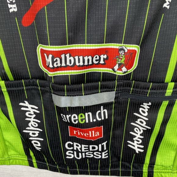 Vintage Michel Jordi Max Hurzeler Swiss Cycling Jacket Men's Size S Short Sleeve - Picture 8 of 9